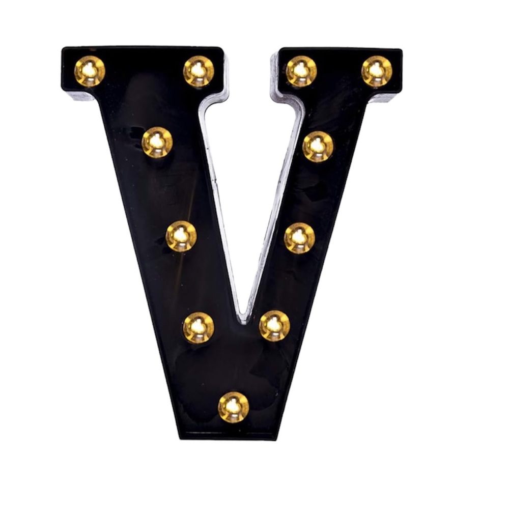 5/$25 Marquee Letter V